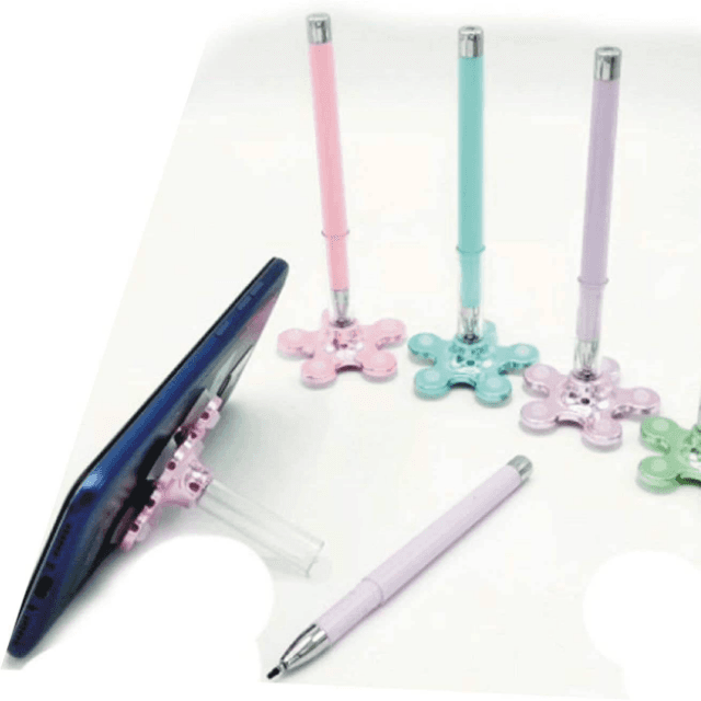 Multi-Angle VIP Creative Suction Cup Fixed Ballpoint Pen with Mobile Stand - Perfect for Writing, Office, and School