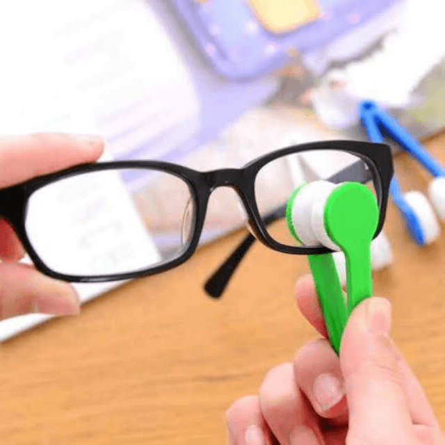 Mini Glasses Cleaner Brush Two side