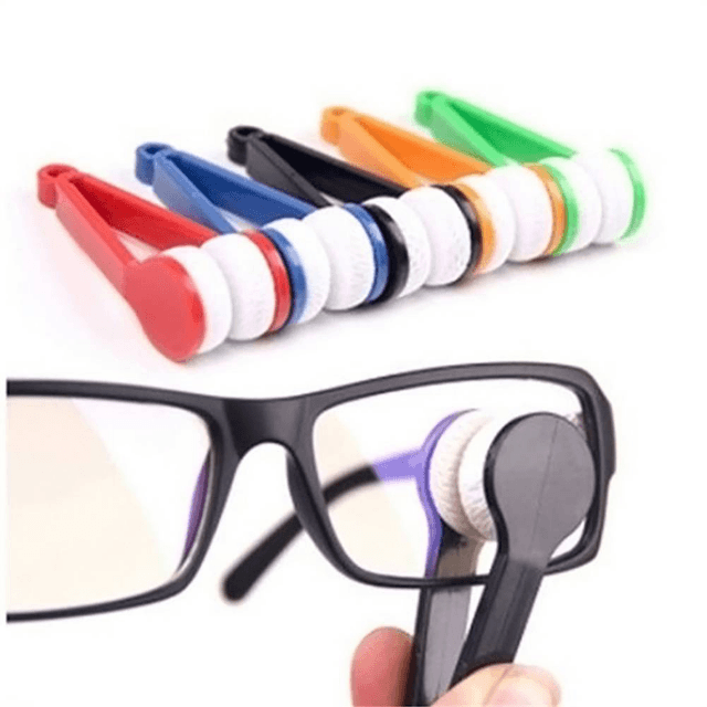 Mini Glasses Cleaner Brush Two side