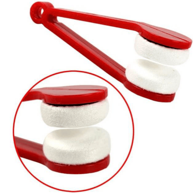 Mini Glasses Cleaner Brush Two side