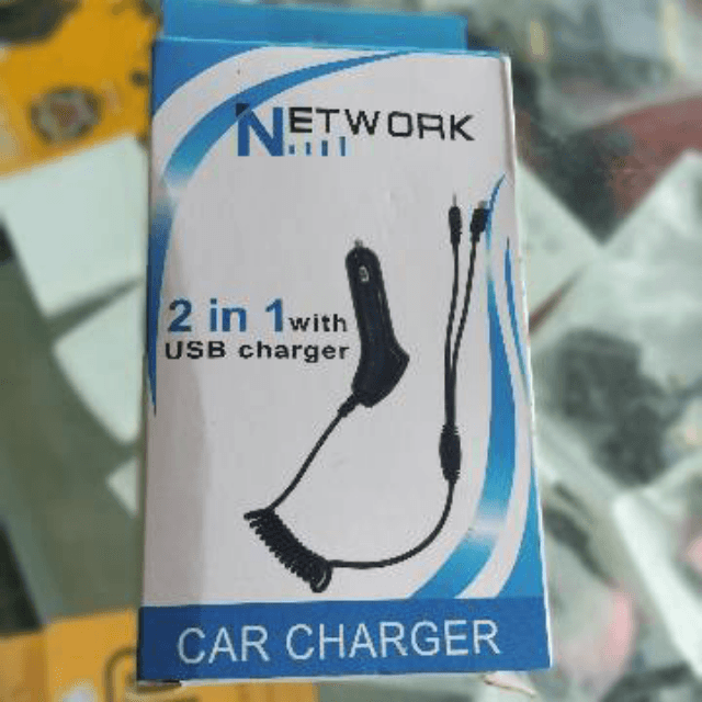 2 in 1 car charger