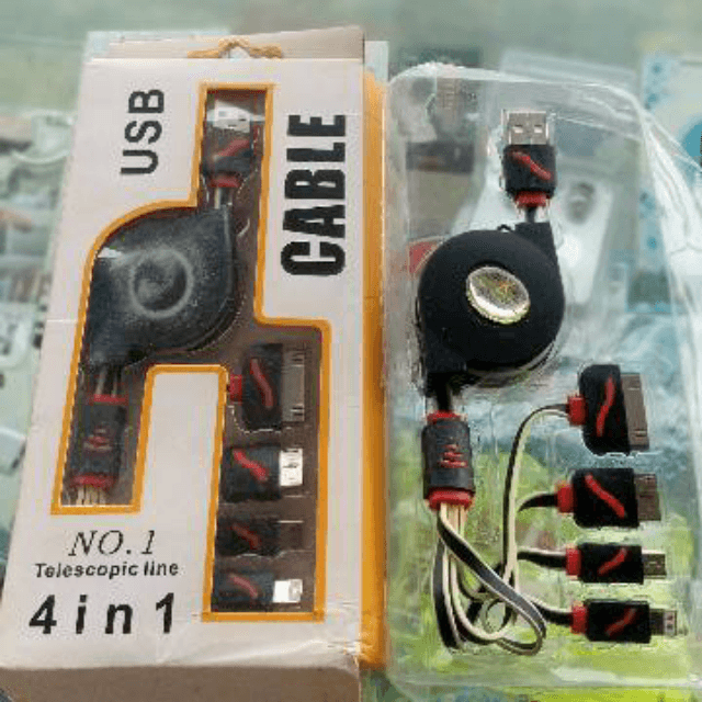 4 in 1 data cable no.1 Telescopic line