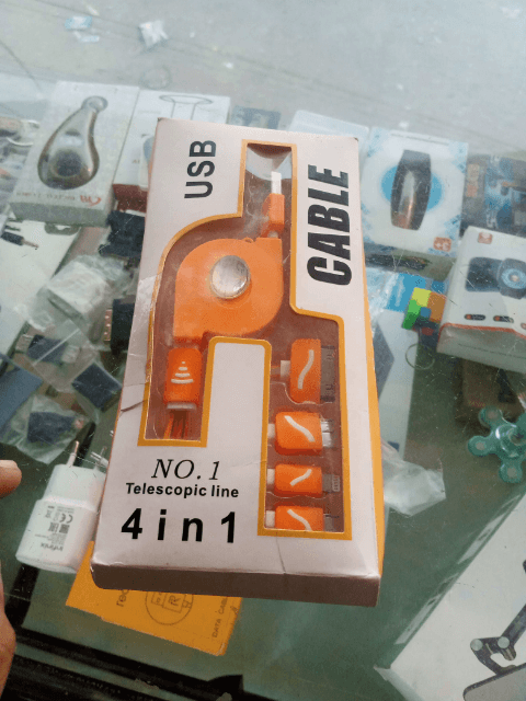 4 in 1 data cable no.1 Telescopic line