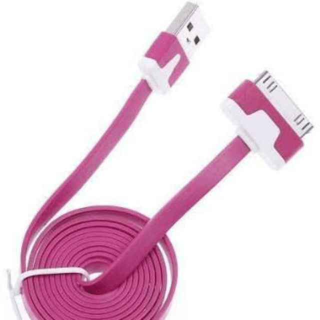 USB Cable for iPhone 4S 4 3GS iPad 2 3 Data Charger Purple Lead