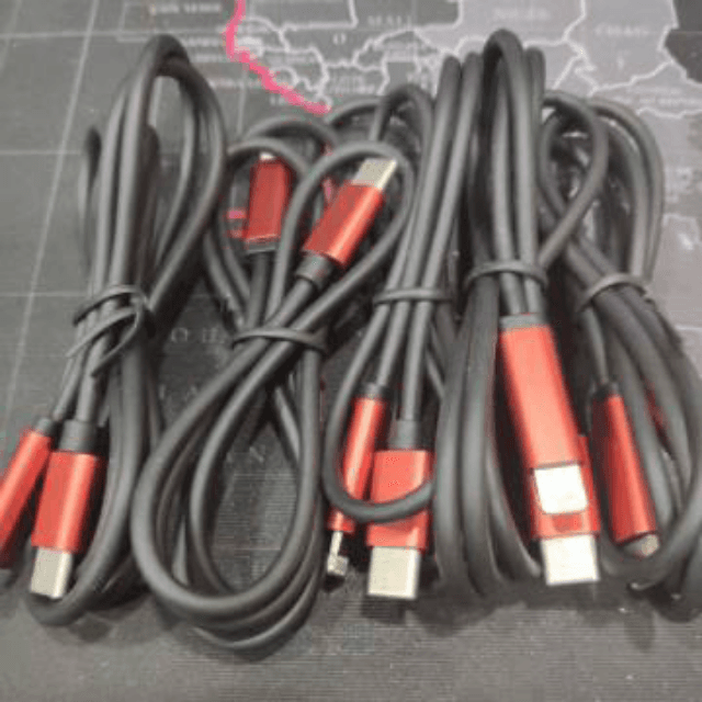 3 in 1 USB Fast Charging Cable Android, IPhone,Type-C