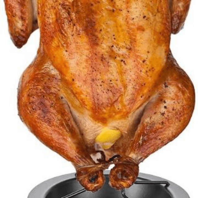 CHICKEN Holder A Vertical Roaster Low Fat Cooking