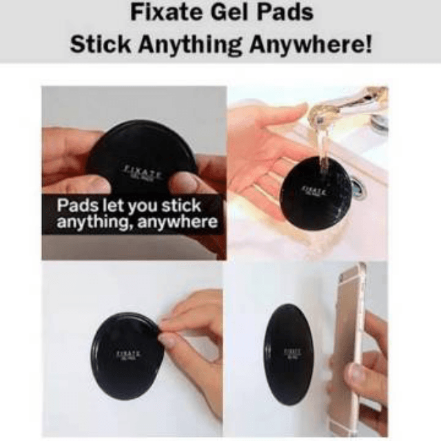 Super Sticky Gripping Pads, 2 Pack Reused Silicone Gel Pads, Holds Cell Pho