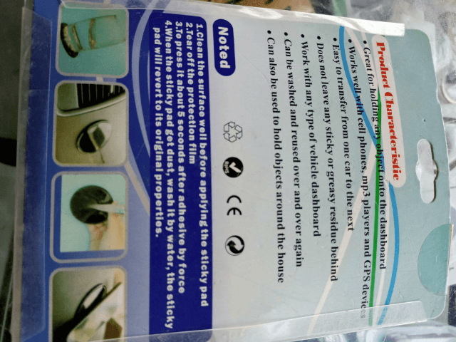 Super Sticky Gripping Pads, 2 Pack Reused Silicone Gel Pads, Holds Cell Pho