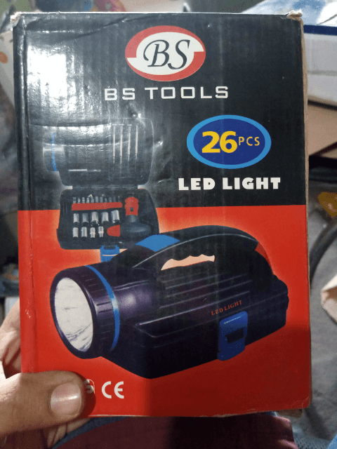 Women's Fashion
BS 26Pcs Maintenance Tools Kit with LED Emergency Light